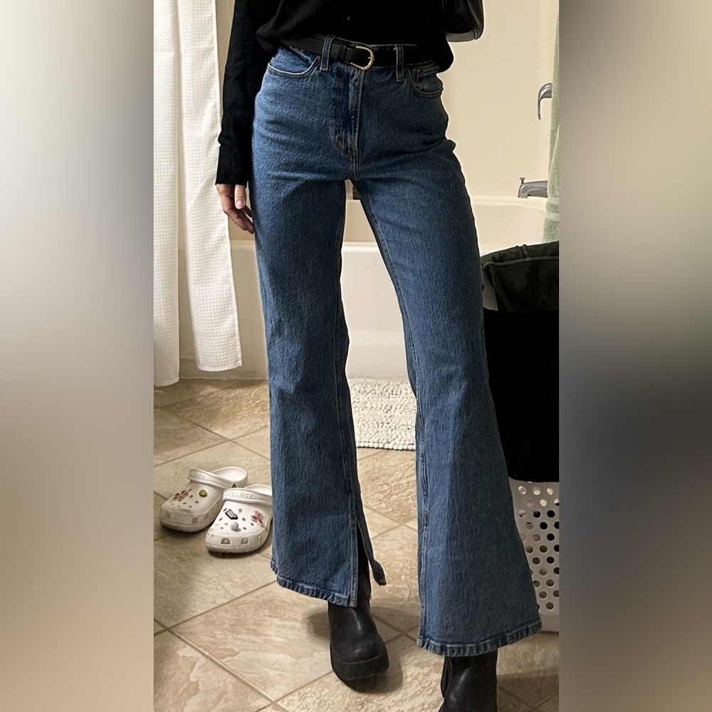 Abercrombie vintage flare high rise jeans